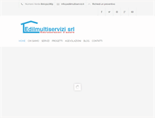 Tablet Screenshot of edilmultiservizi.it